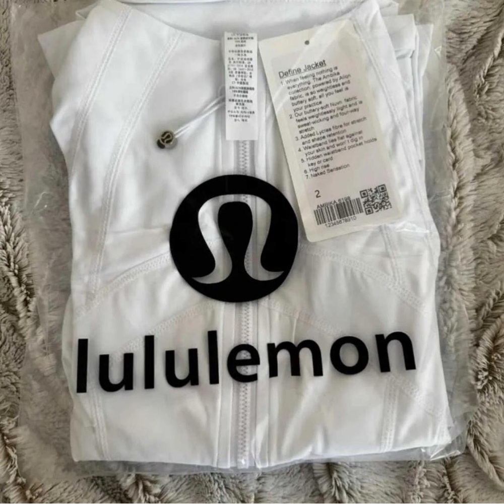 Lululemon Athletica White Define Jacket